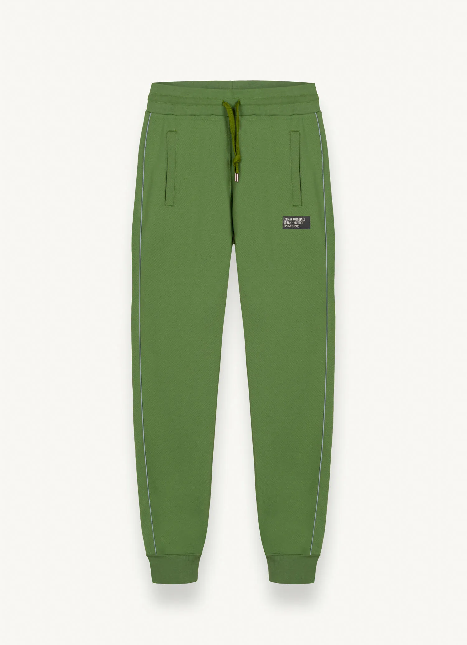 Diagonal fleece trousers