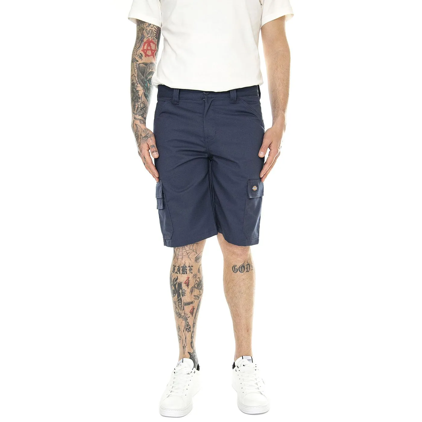 Dickies Everyday Short Navy Blue - Bermuda Cargo Uomo Blu    