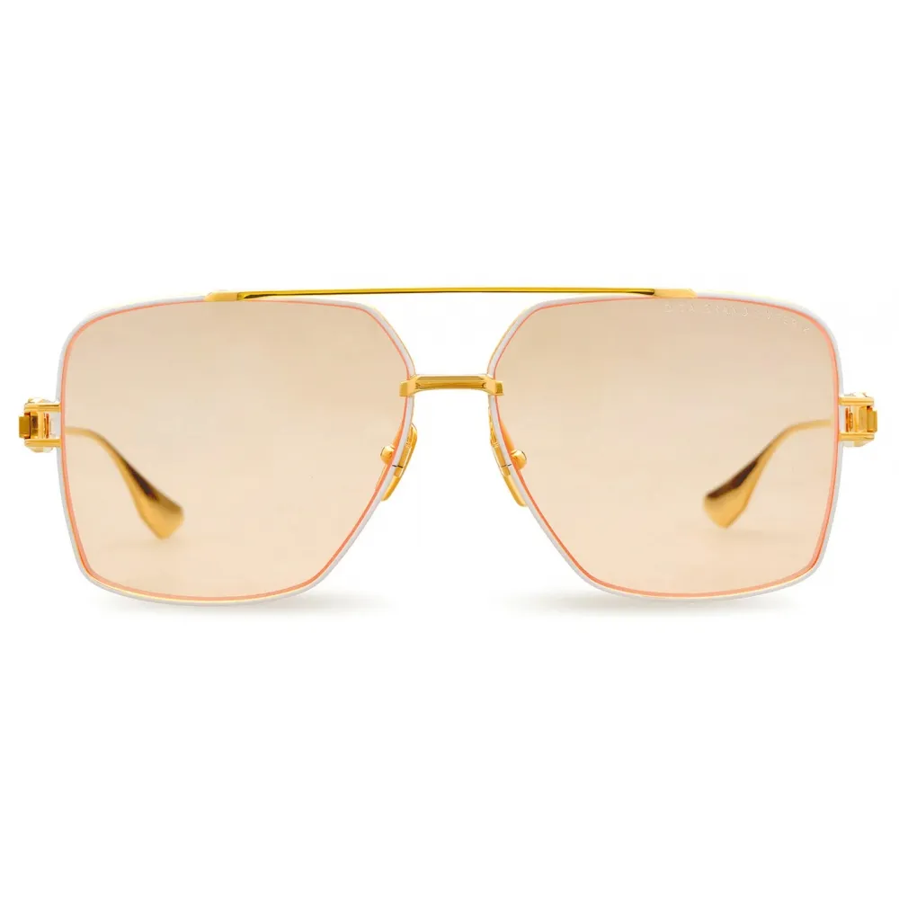 DITA - Grand-Emperik - Bianco Opaco Oro Giallo - DTS159 - Occhiali da Sole - DITA Eyewear