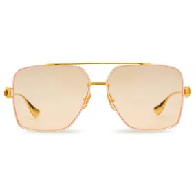 DITA - Grand-Emperik - Bianco Opaco Oro Giallo - DTS159 - Occhiali da Sole - DITA Eyewear