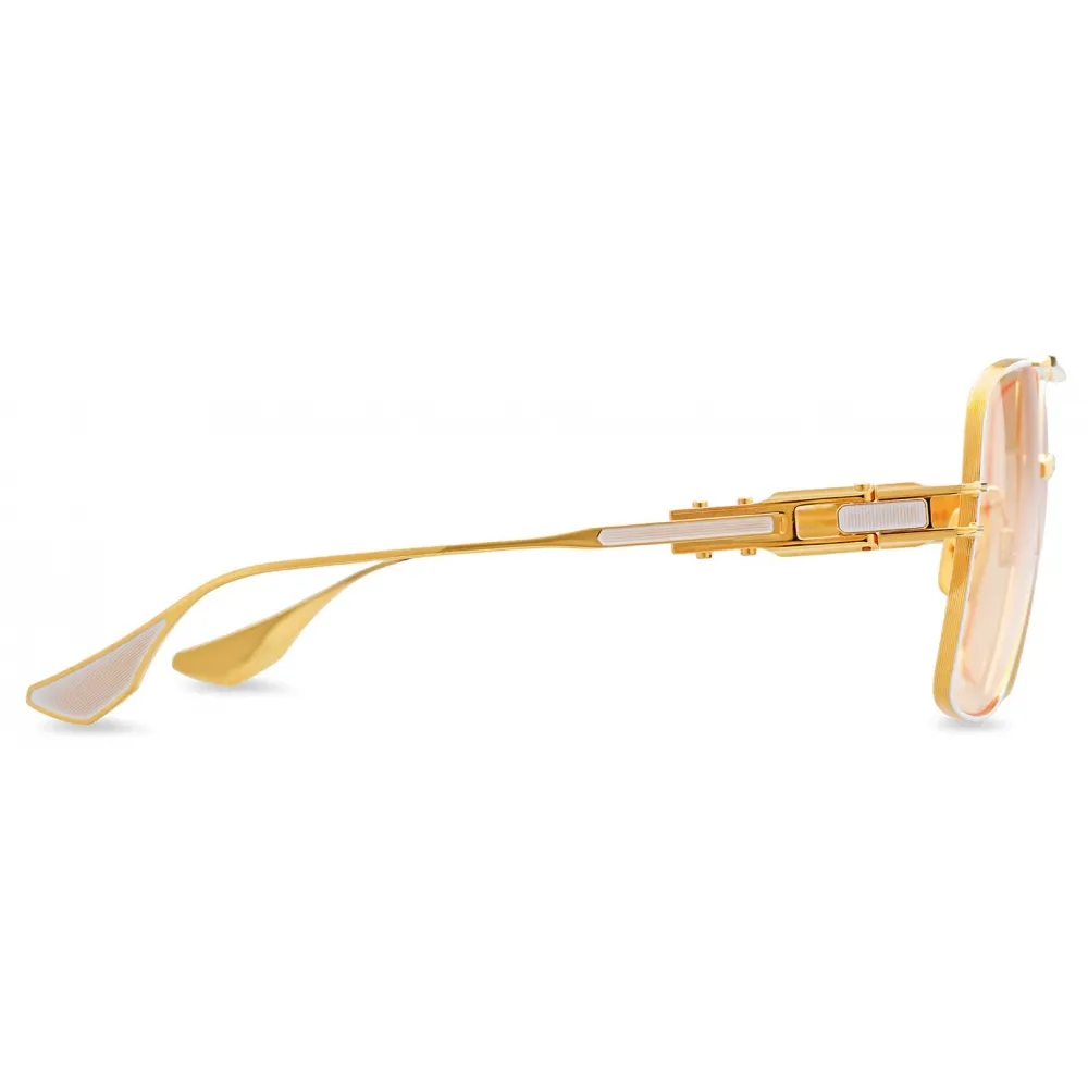 DITA - Grand-Emperik - Bianco Opaco Oro Giallo - DTS159 - Occhiali da Sole - DITA Eyewear