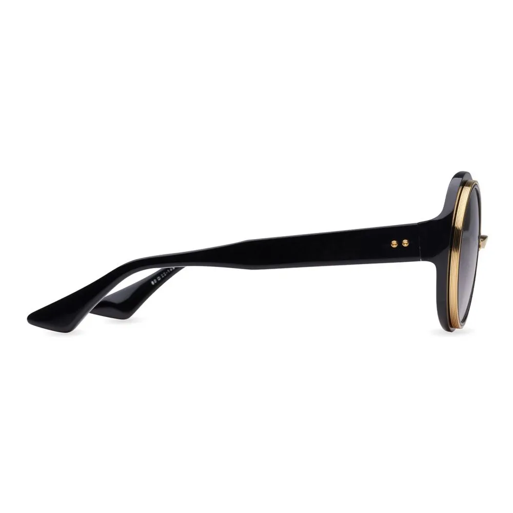 DITA - Micro-Round - Nero Oro Giallo - DTS406 - Occhiali da Sole - DITA Eyewear