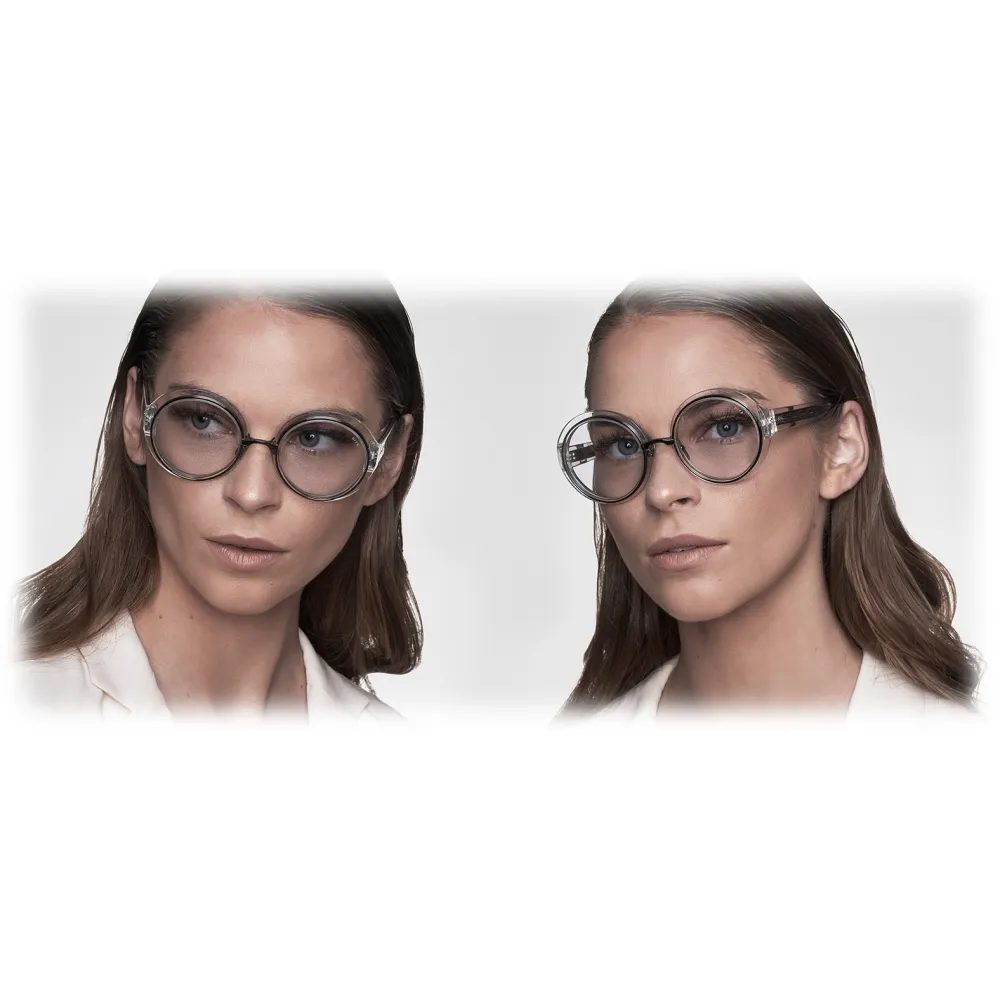 DITA - Micro-Round - Nero Oro Giallo - DTS406 - Occhiali da Sole - DITA Eyewear