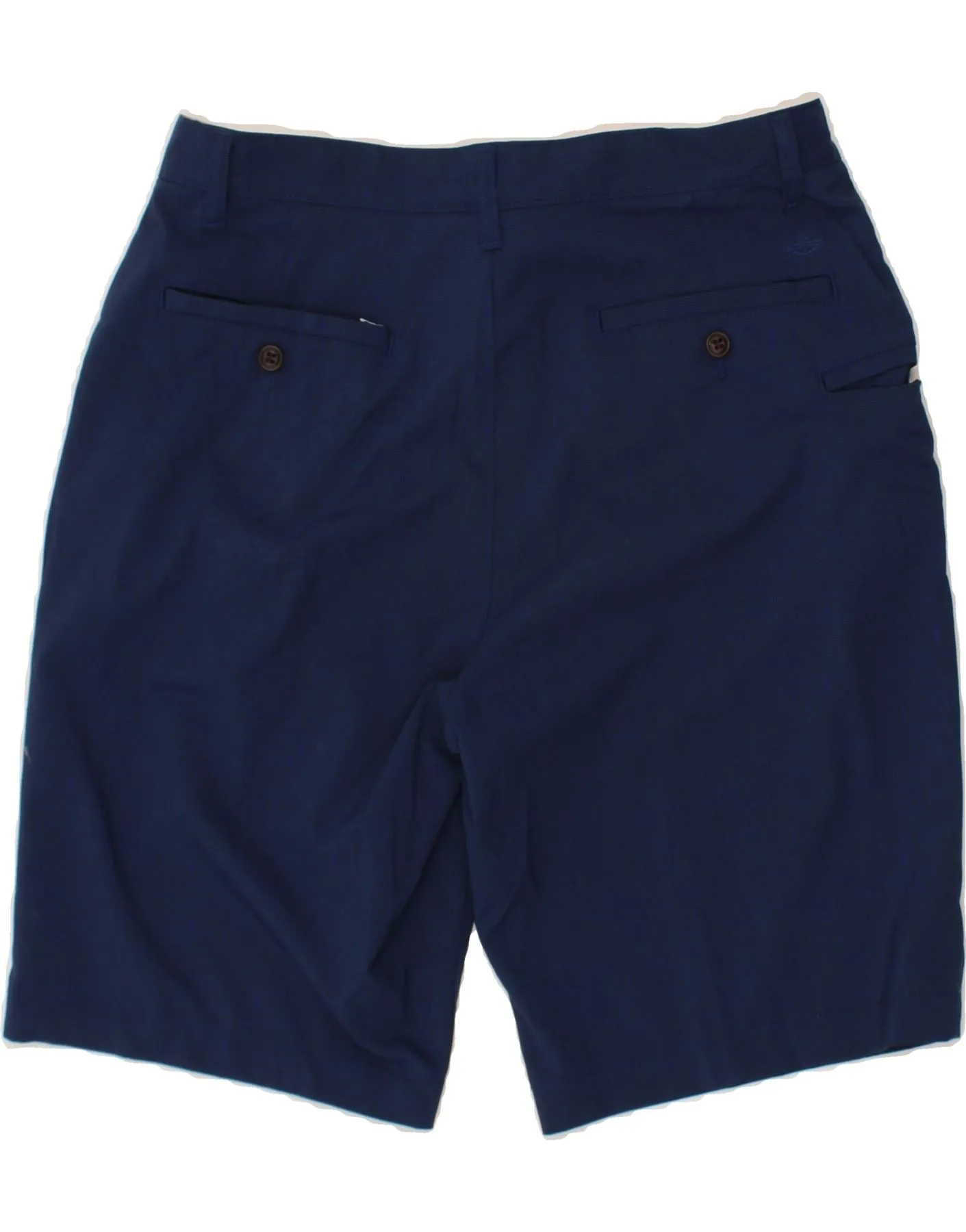 DOCKERS Mens Cargo Shorts W33 Medium Navy Blue Polyester