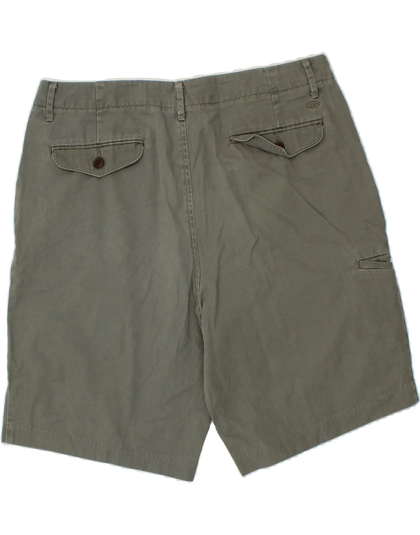 DOCKERS Mens Cargo Shorts W34 Large Grey Cotton