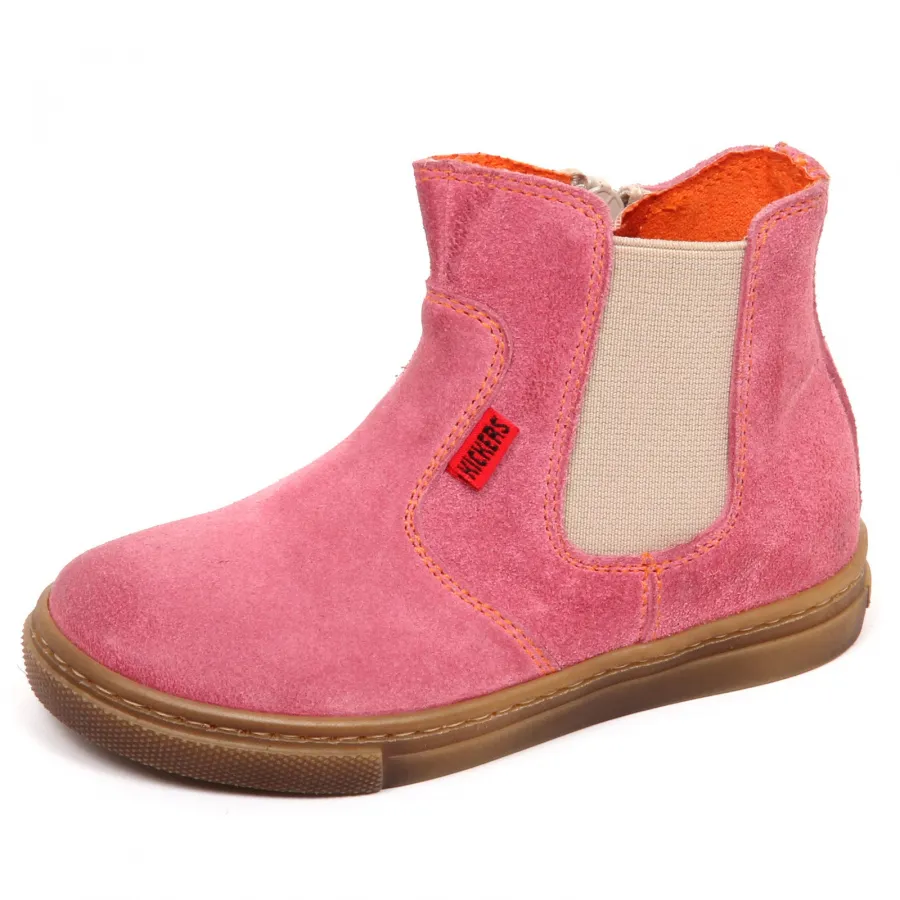 E2246 beatles bimba rosa KICKERS EDLYN scarpe shoe kid baby girl