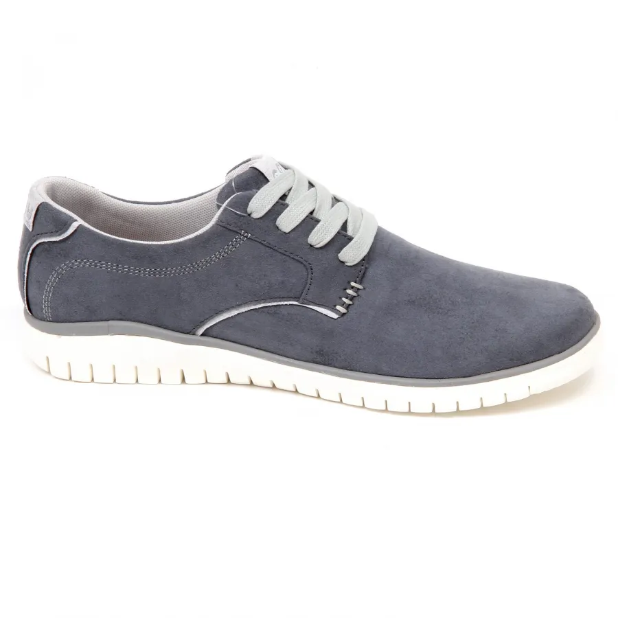 E8242 (WITHOUT BOX) sneaker uomo eco suede CCILU scarpe dark grey shoe man