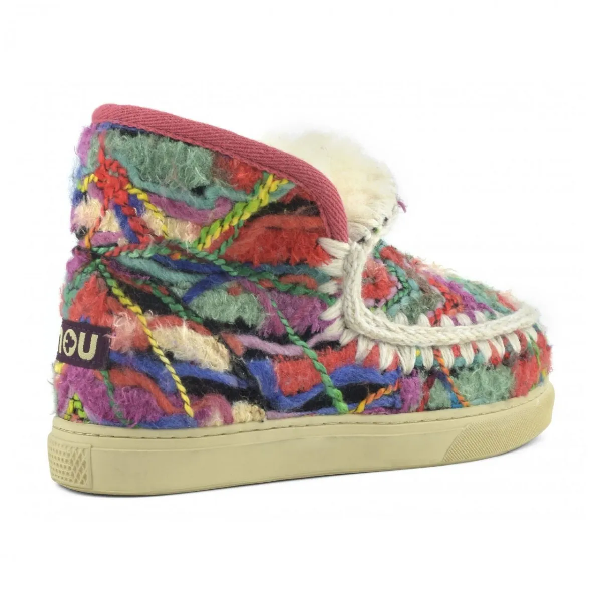 Eskimo Sneaker Wool Ethnic, Multicolore