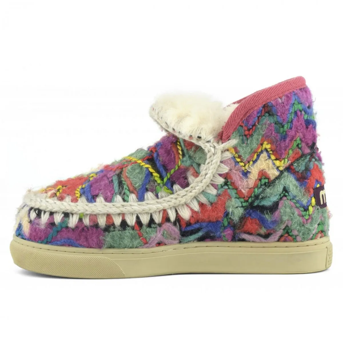 Eskimo Sneaker Wool Ethnic, Multicolore