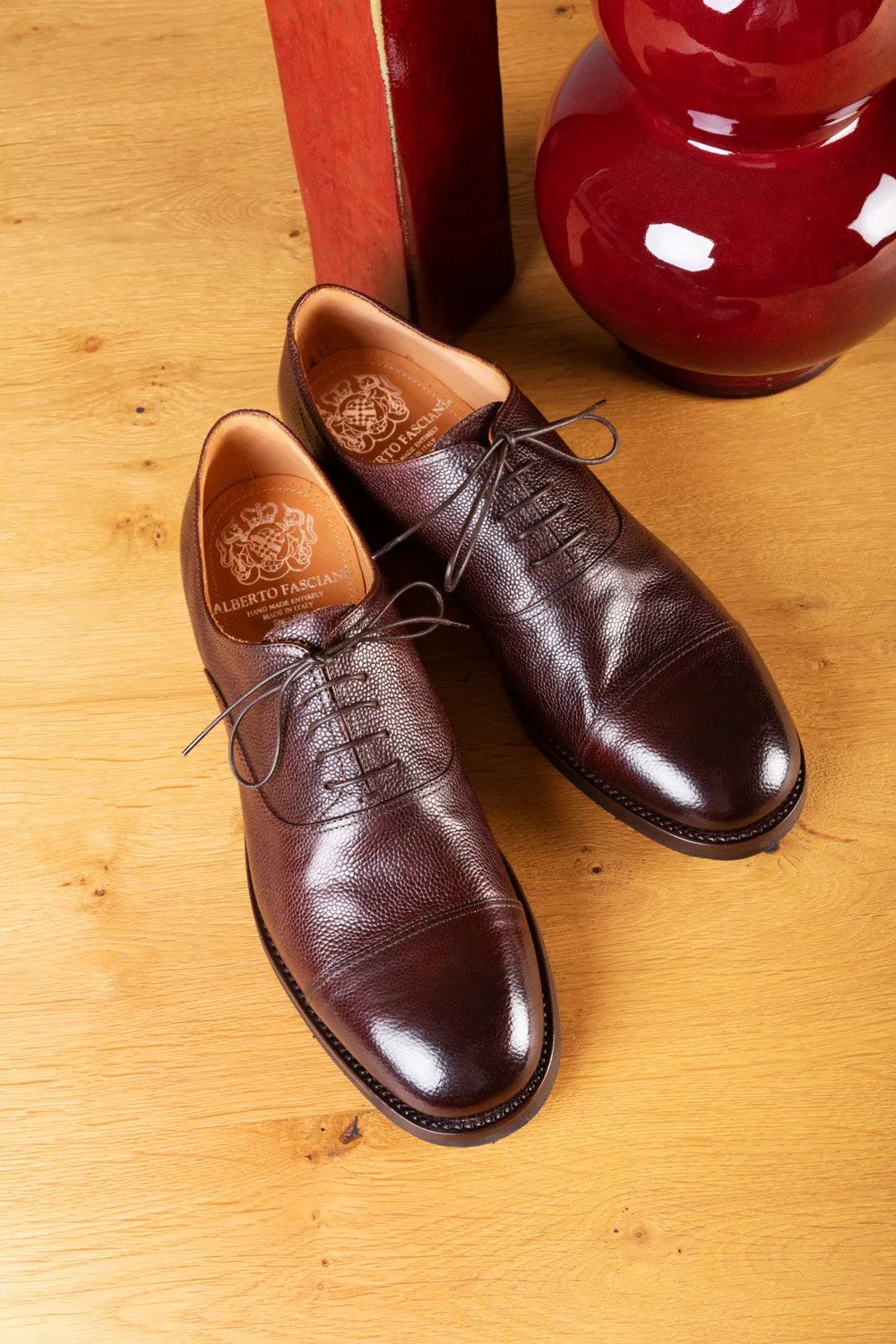 ETHAN 83017 Textured calf oxford shoes