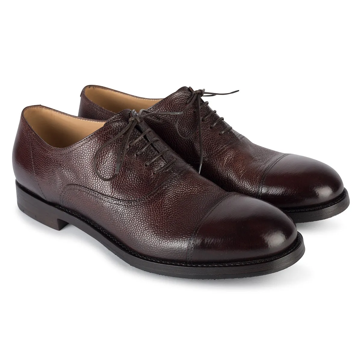 ETHAN 83017 Textured calf oxford shoes