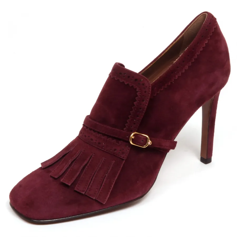 F6296 decollete donna bordeaux L'AUTRE CHOSE scarpe suede shoe woman