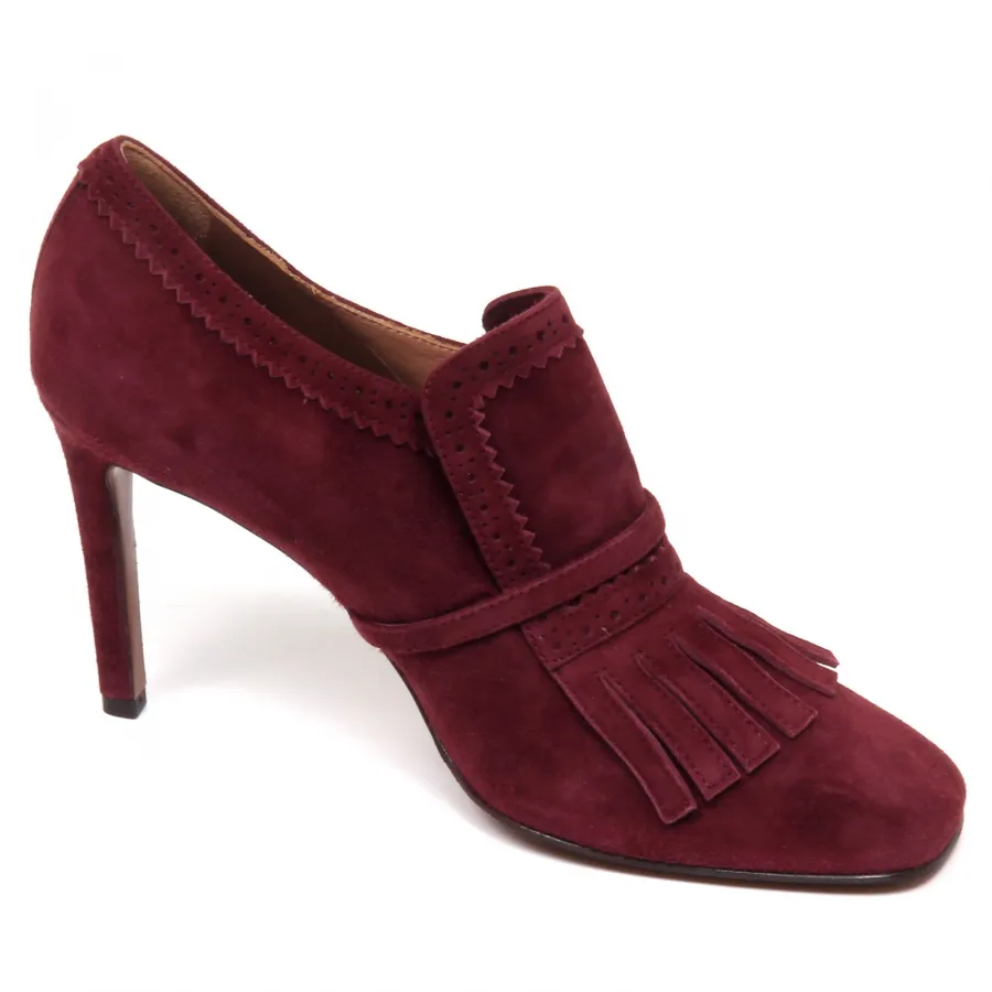 F6296 decollete donna bordeaux L'AUTRE CHOSE scarpe suede shoe woman