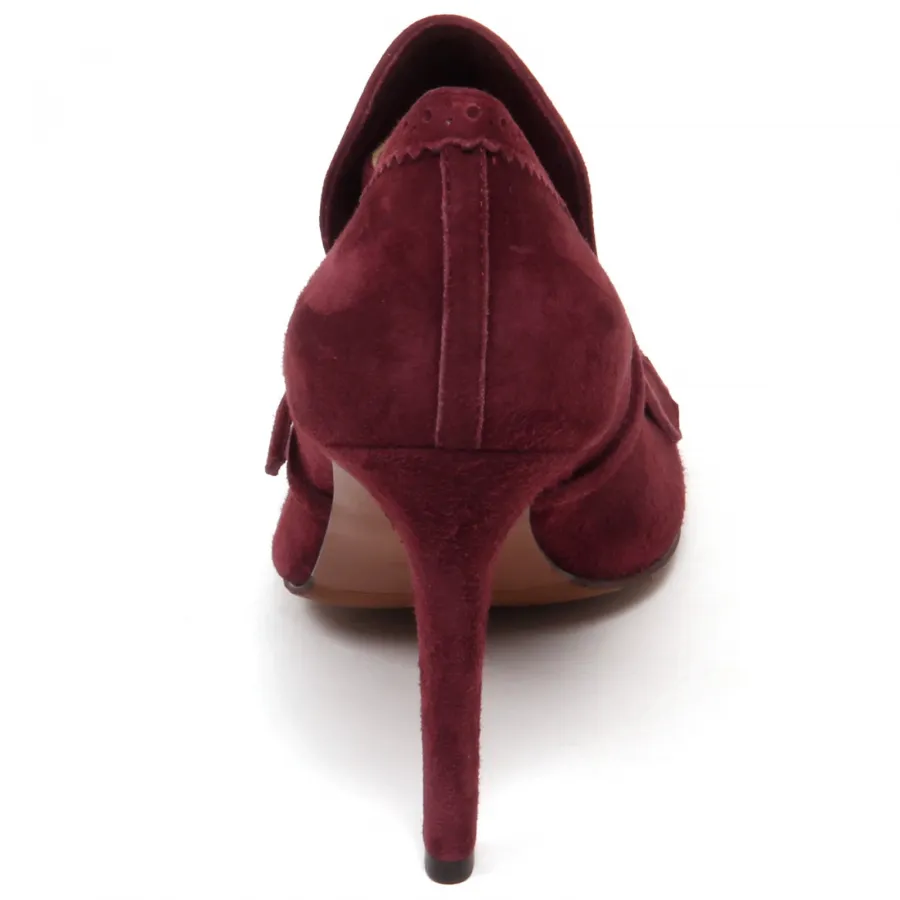 F6296 decollete donna bordeaux L'AUTRE CHOSE scarpe suede shoe woman