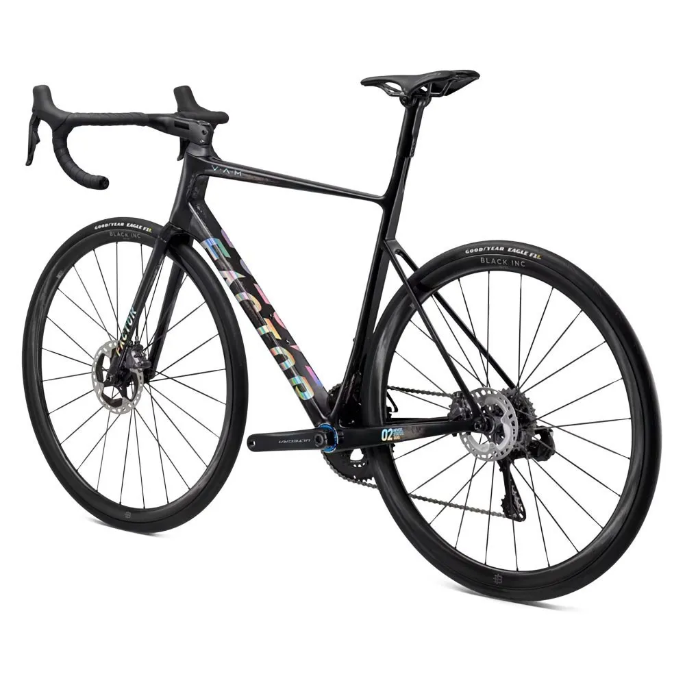 Factor O2 Vam Disc Nero Chrome - Telaio Bici Da Corsa