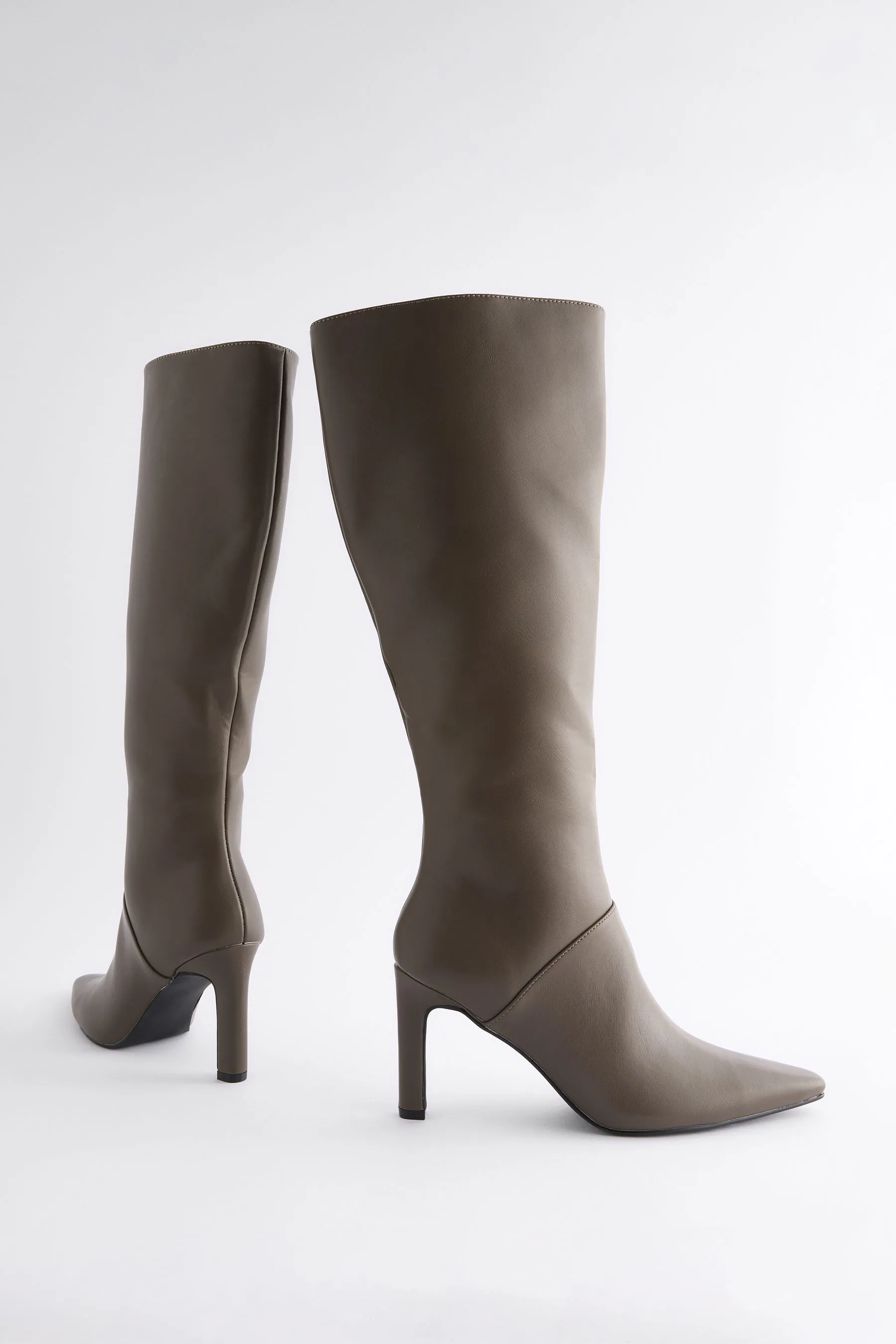 Forever Comfort® Knee High Heeled Boots    