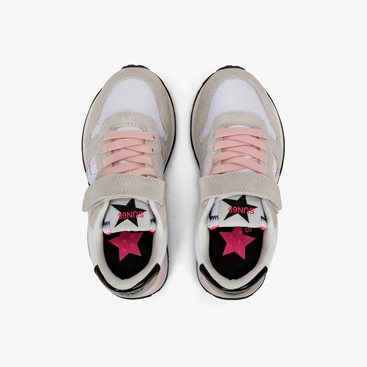 GIRL'S STARGIRL GLITTER LOGO (KID) BIANCO