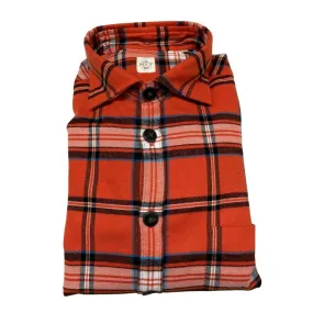 GMF 965 camicia uomo flanella quadri arancio mod SP327 912340/01