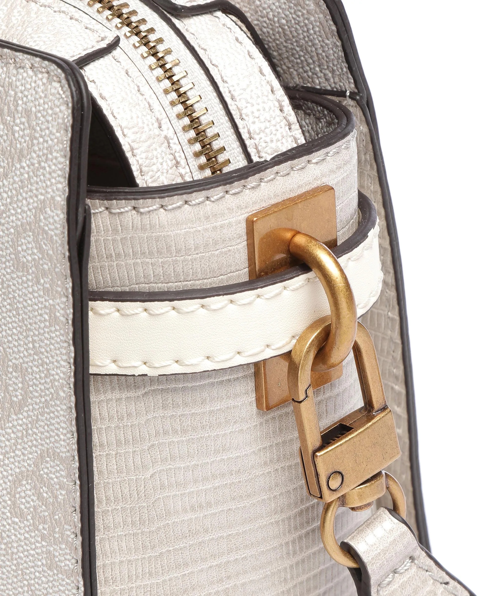  Guess Ginevra Borsa a mano pelle sintetica beige  