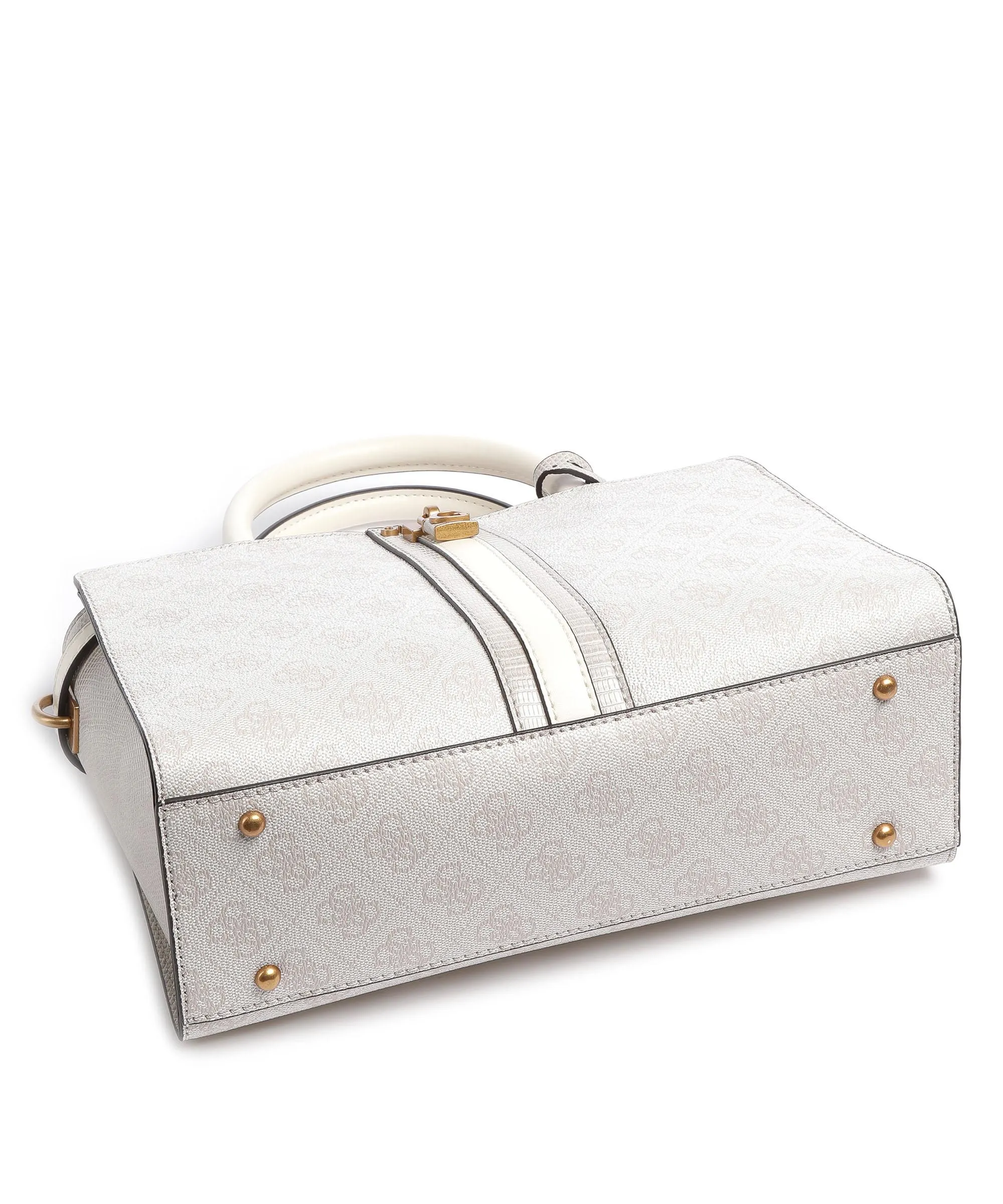  Guess Ginevra Borsa a mano pelle sintetica beige  