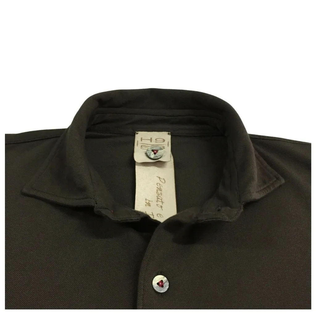 H953 camicia uomo manica lunga piquet elasticizzato slim art HS3255 AMALFI MADE IN ITALY