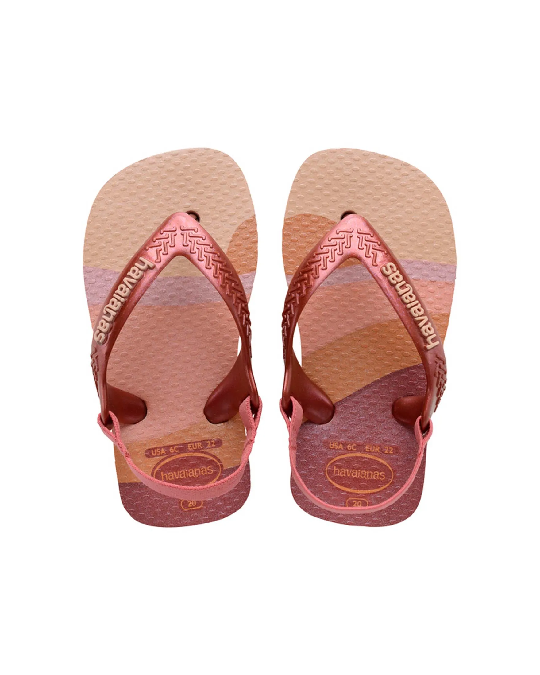 Havaianas Baby Mini Me rosa sfumato con elastico 21-26