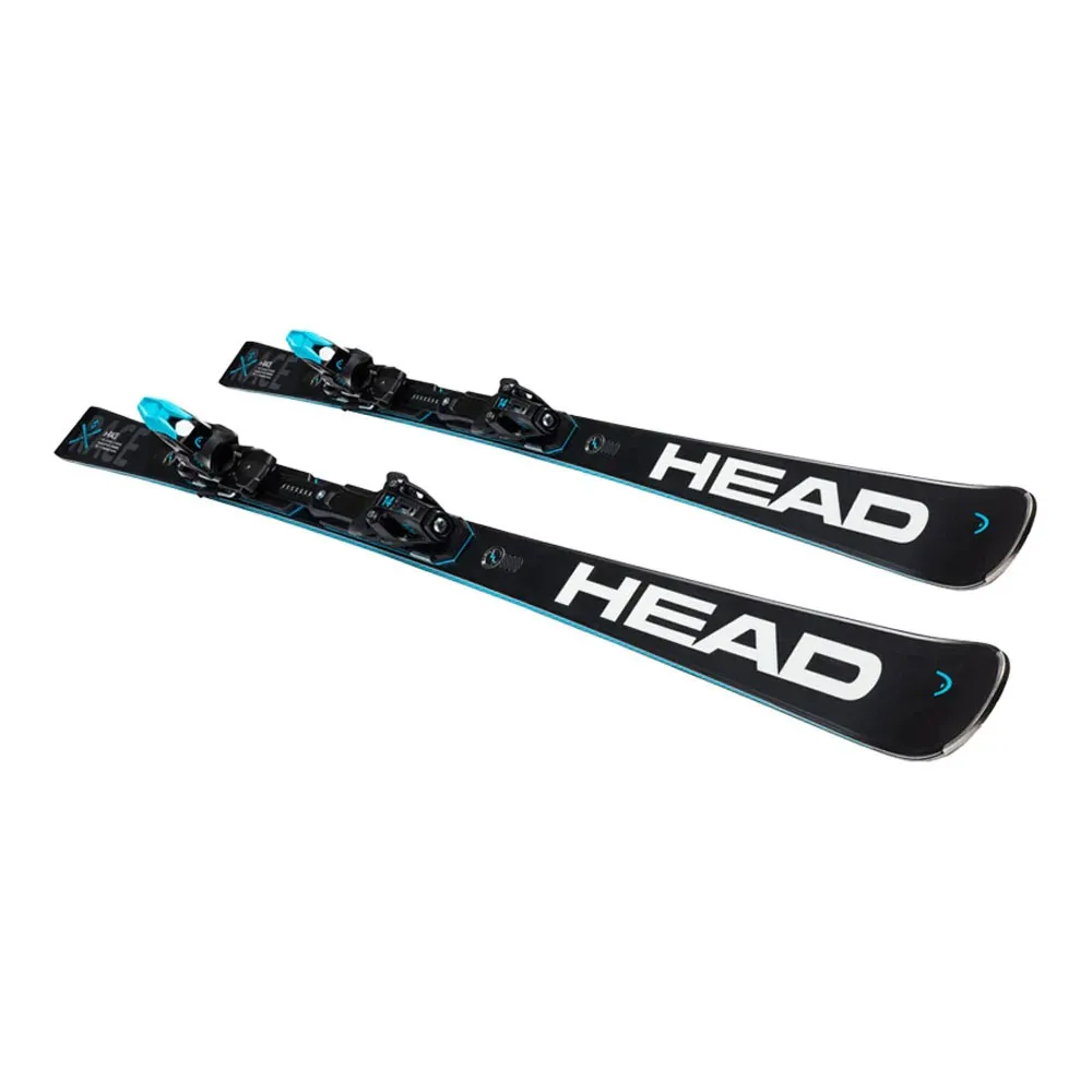 Head WorldCup Rebels E-Race con attacco Ff St14 Nero Bianco - Sci Alpino Uomo