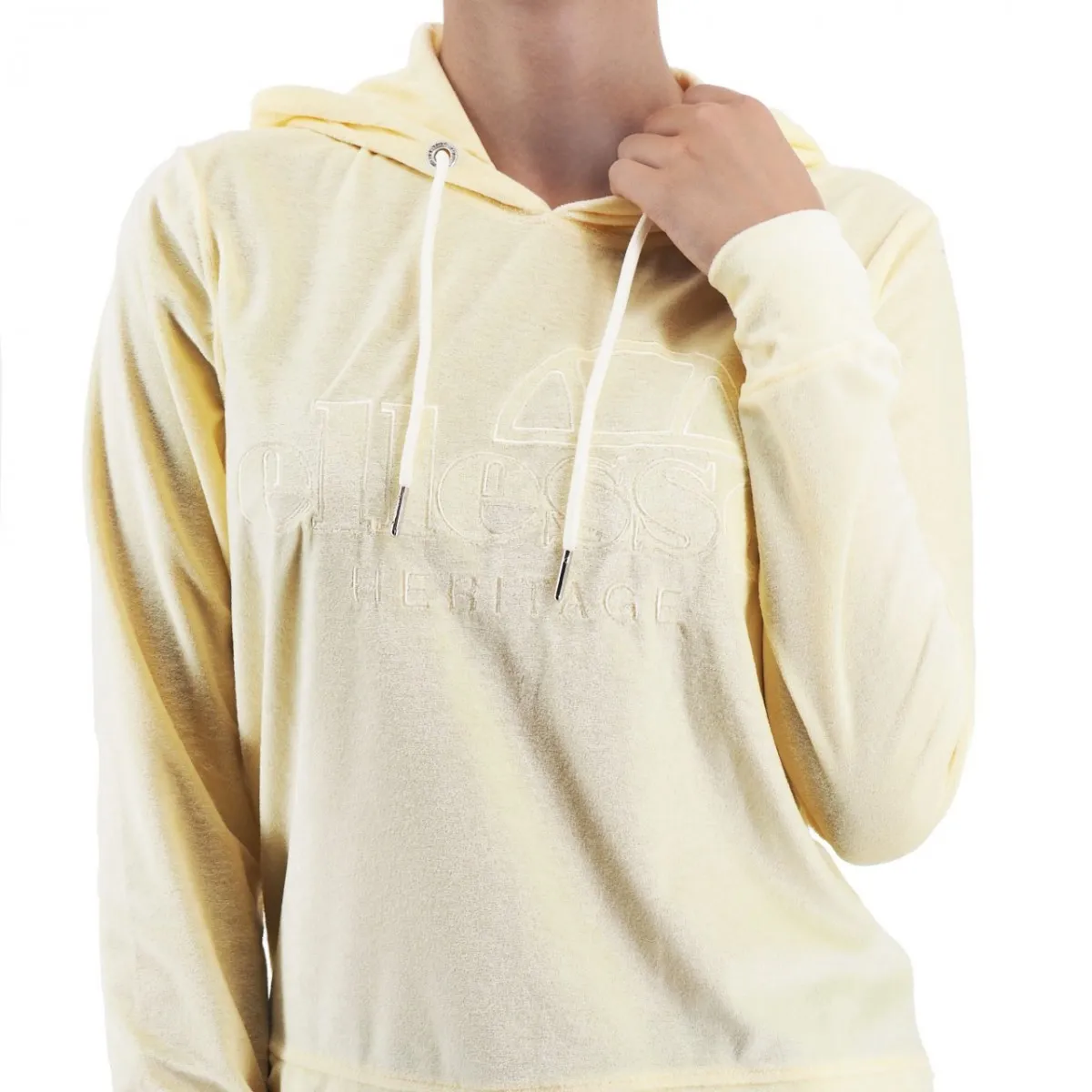 Hoodie Crop, Giallo