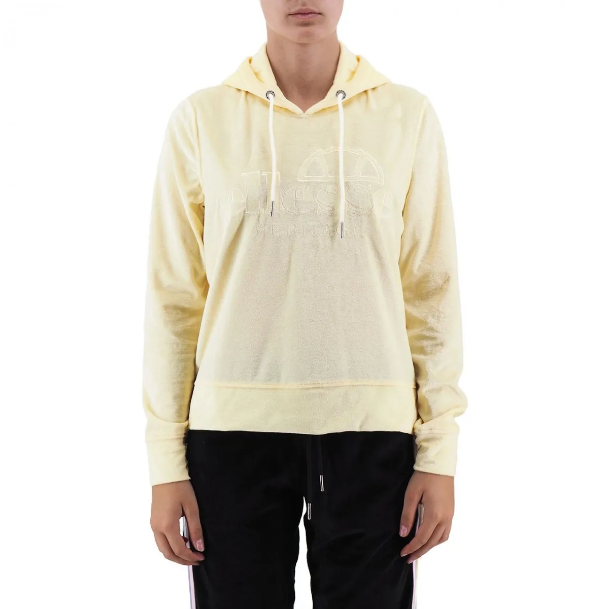 Hoodie Crop, Giallo