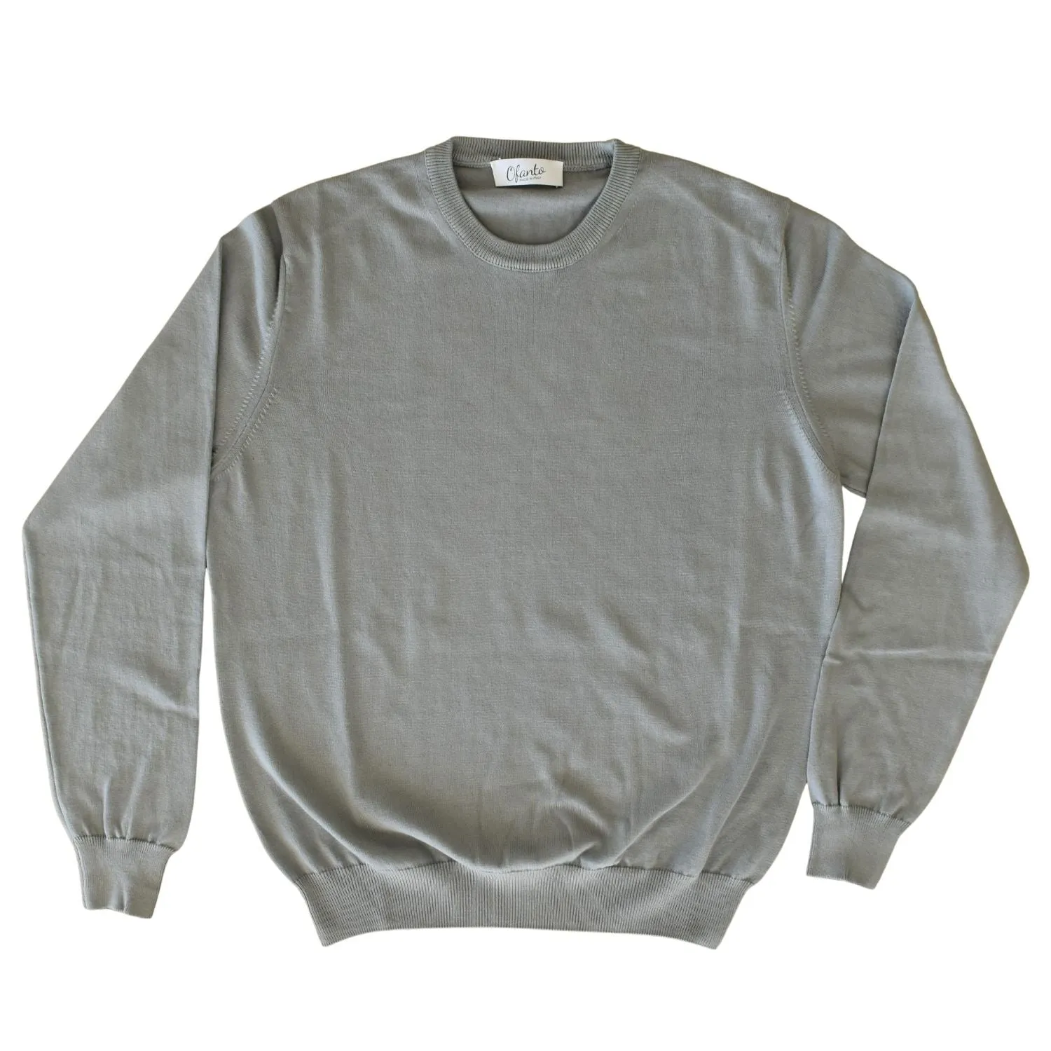 Il Maglioncino in 100% Cotone - Grigio