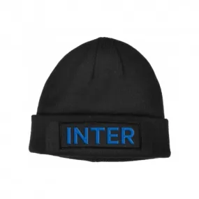 Imma Cuffia Inter Skipper Ricamo 3D Nero/Azzurro Bambino