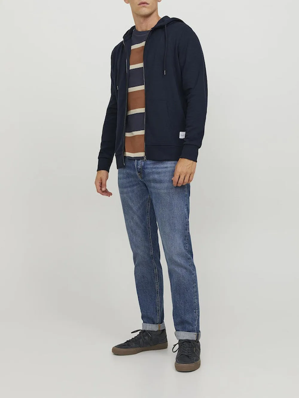 JACK&JONES Felpa Uomo - Blu modello 12181901