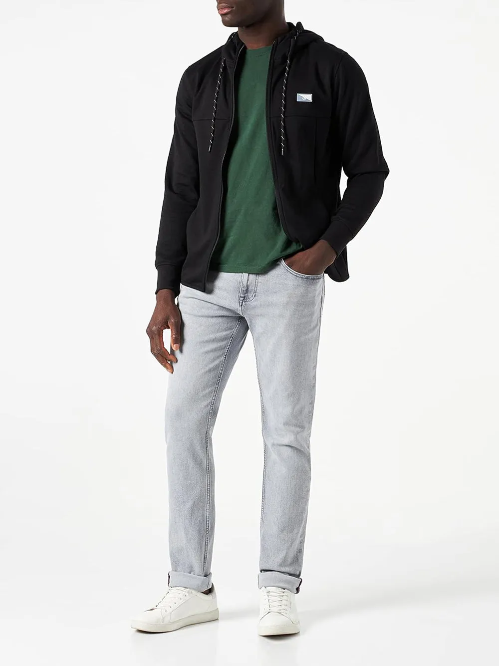 JACK&JONES Felpa Uomo - Nero modello 12204926