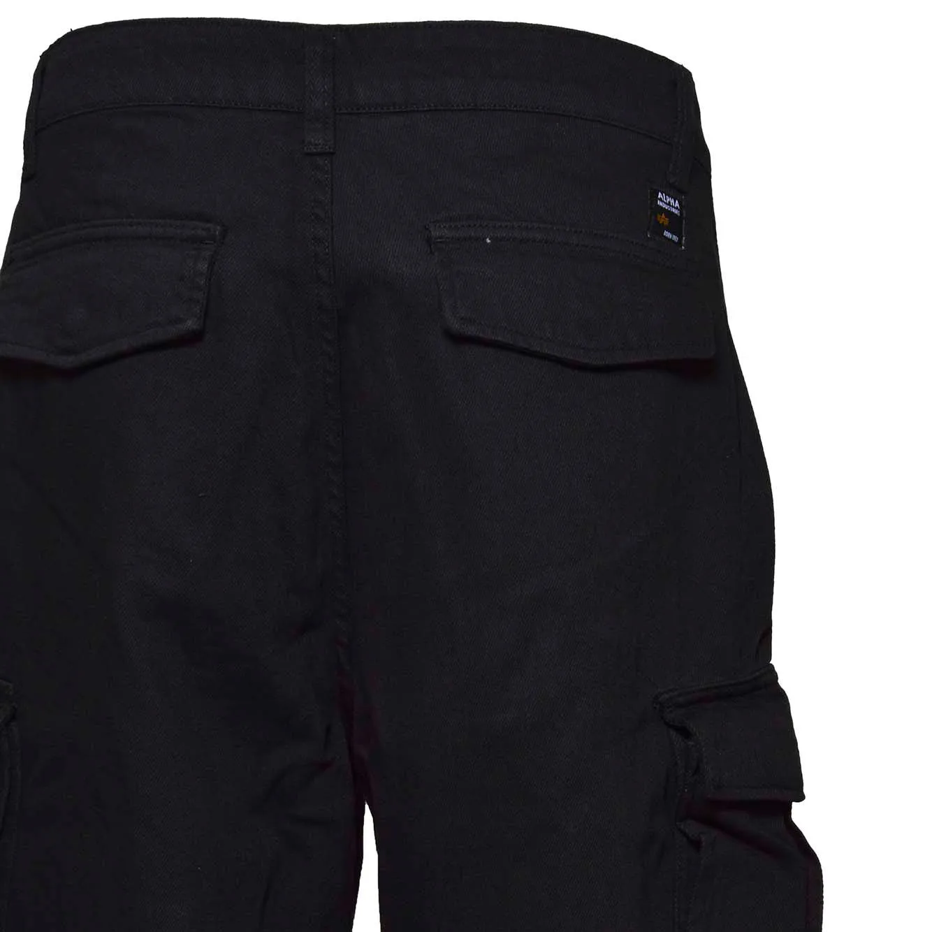 Jeans cargo Aircraft in cotone nero Alpha Industries