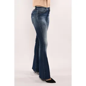 Jeans donna a zampa Vicolo