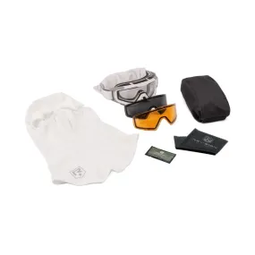 Kit di revisione militare per occhiali Snowhawk, kit per tiratori deluxe, bianco con passamontagna