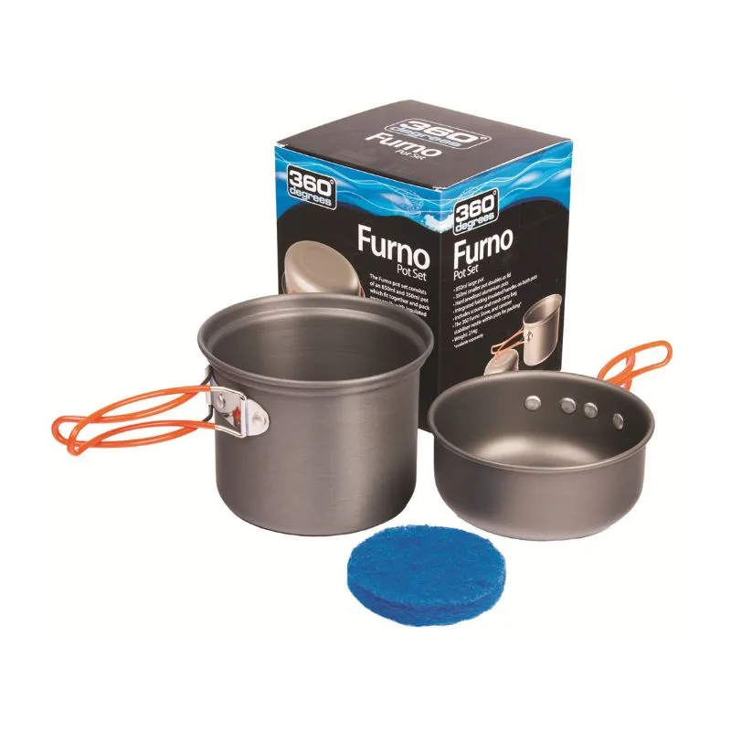 Kit Popote 360 degrees Set di casseruole Furno (Grigio)