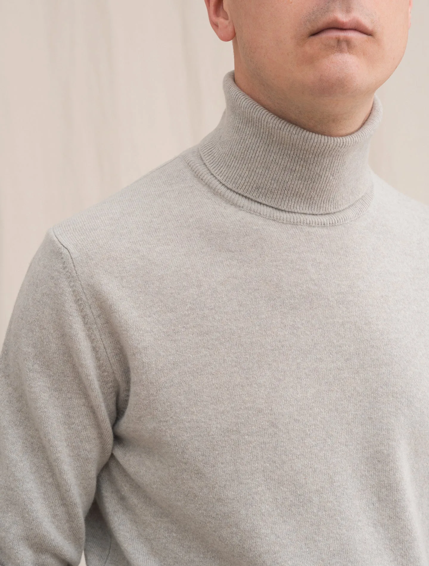 Knitted Rollneck Greige