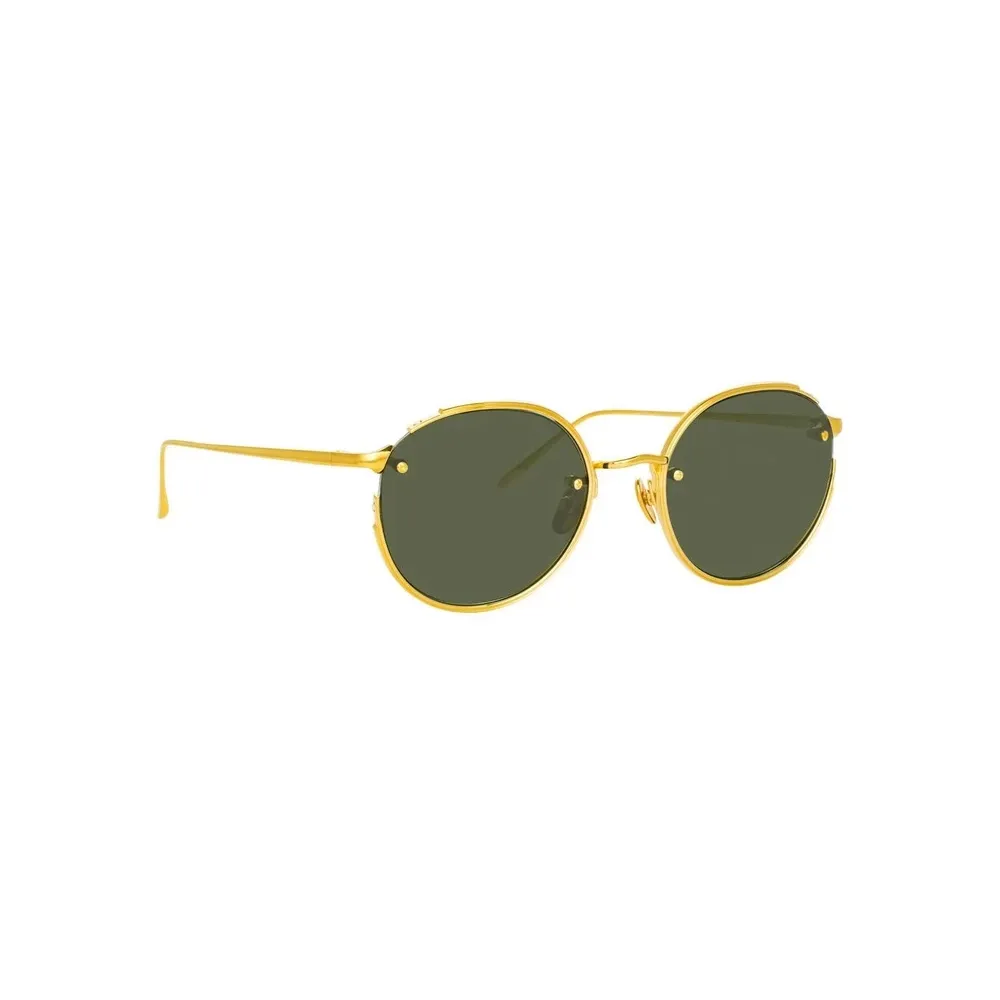 Linda Farrow - Occhiali da Sole Ovale Nicks in Oro Giallo - LFL948C1SUN - Linda Farrow Eyewear