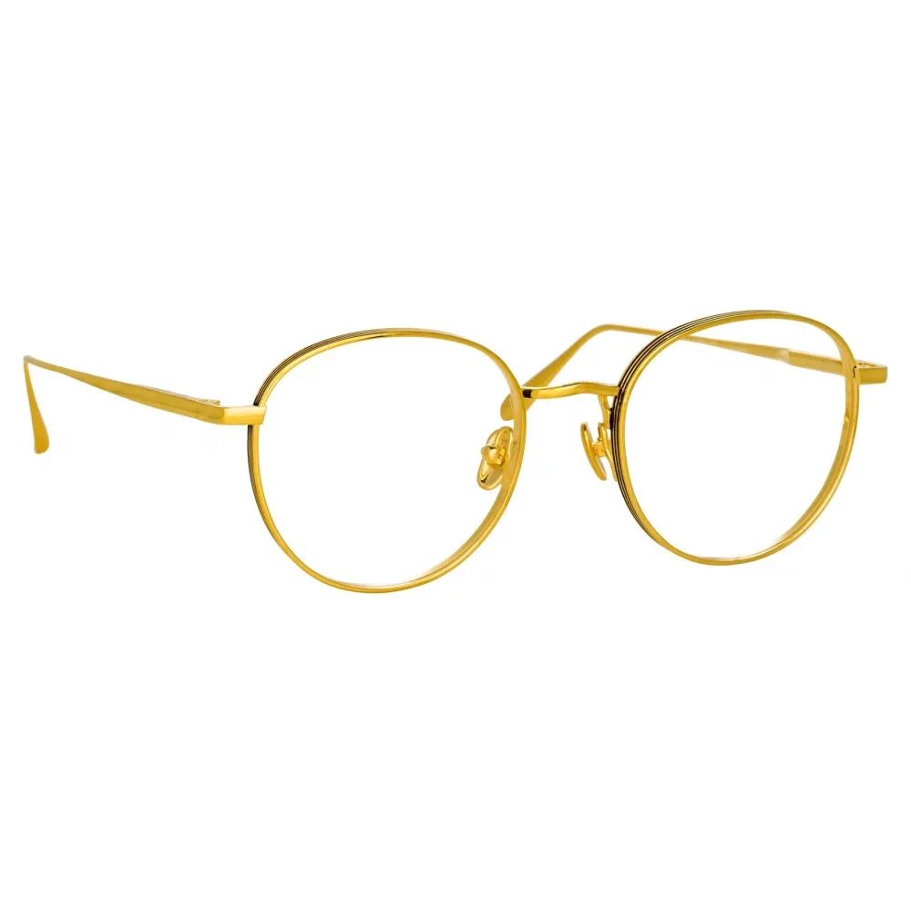 Linda Farrow - Occhiali da Vista Luna Oval in Oro Giallo - LFL1229C1OPT - Linda Farrow Eyewear