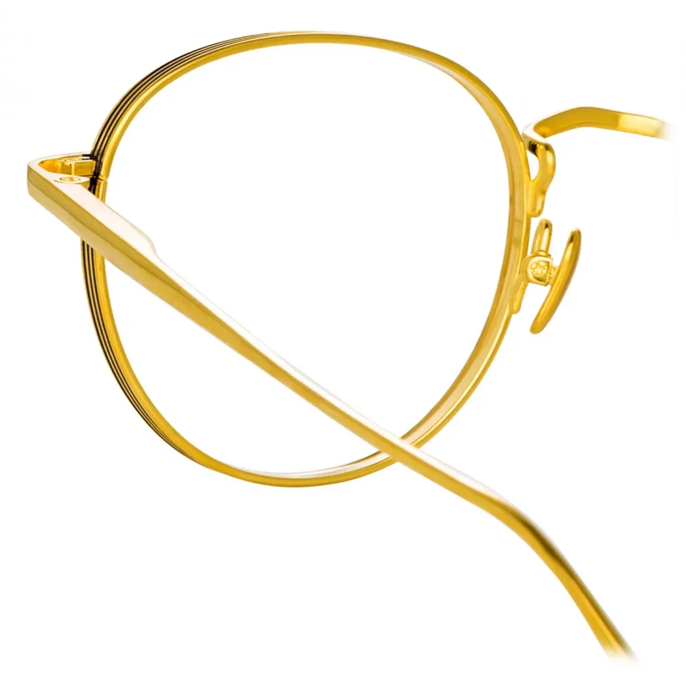 Linda Farrow - Occhiali da Vista Luna Oval in Oro Giallo - LFL1229C1OPT - Linda Farrow Eyewear