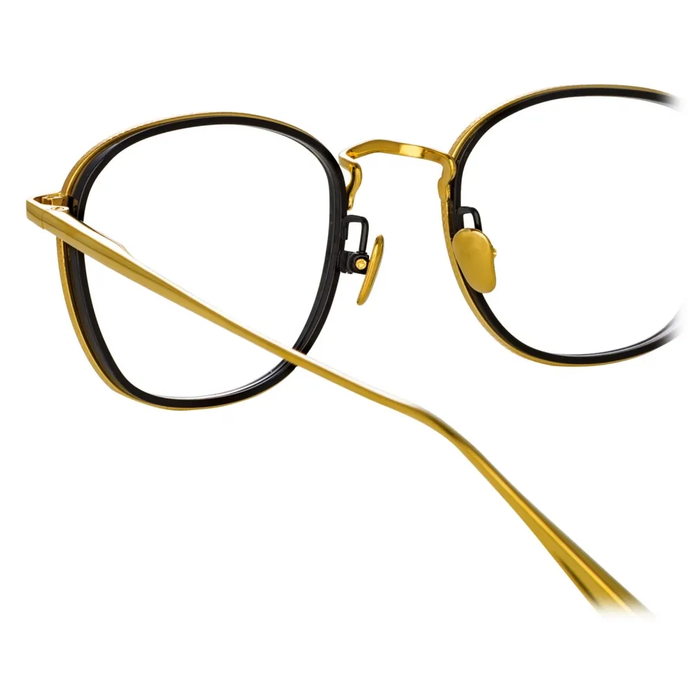 Linda Farrow - Occhiali da Vista Maco Squared in Oro Giallo - LFL1220C1OPT - Linda Farrow Eyewear