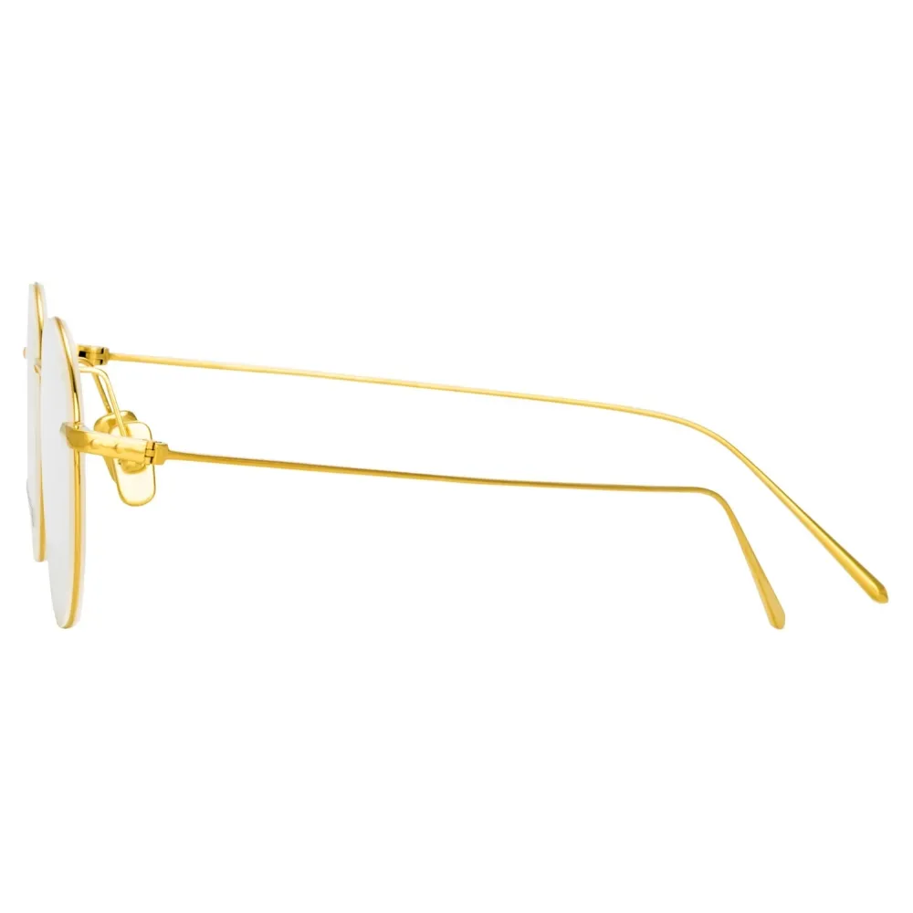 Linda Farrow - Occhiali da Vista Mayne Ovale in Oro Giallo - LF33C1OPT - Linda Farrow Eyewear