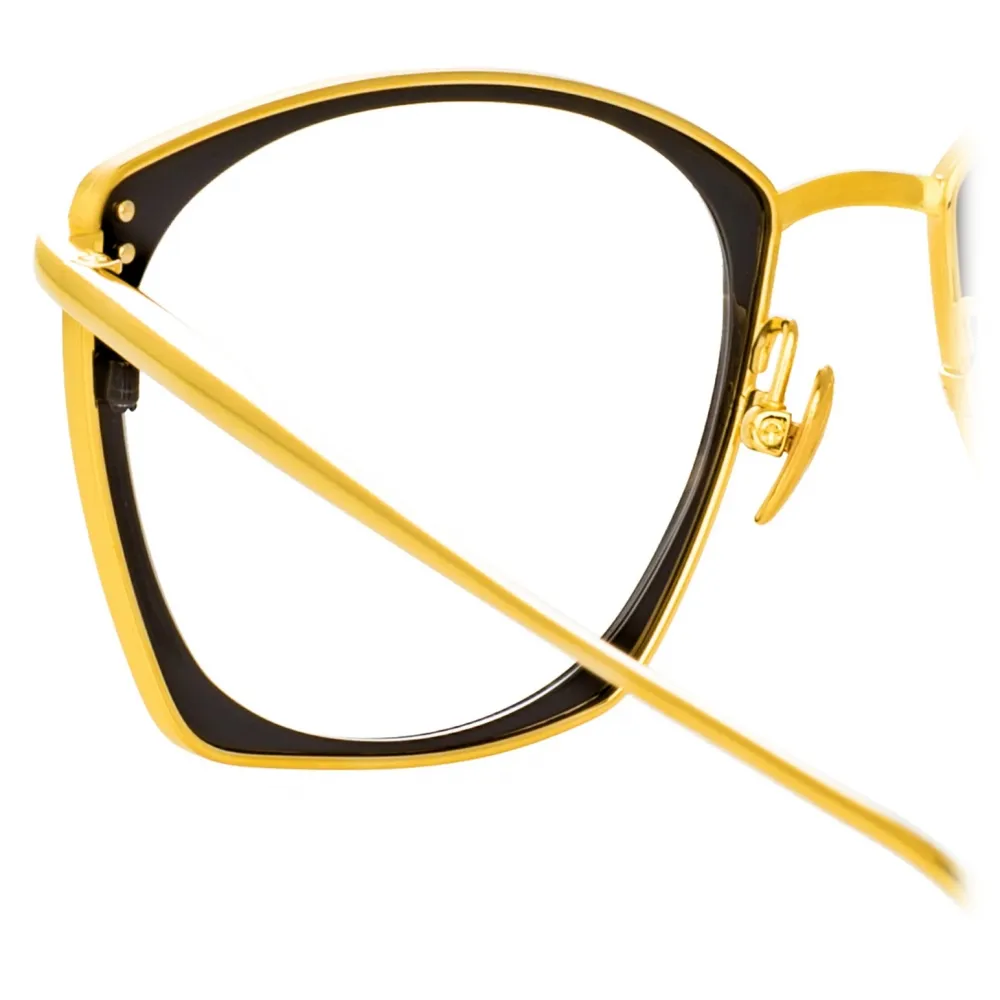 Linda Farrow - Occhiali da Vista Milo Square in Oro Giallo - LFL1338C1OPT - Linda Farrow Eyewear