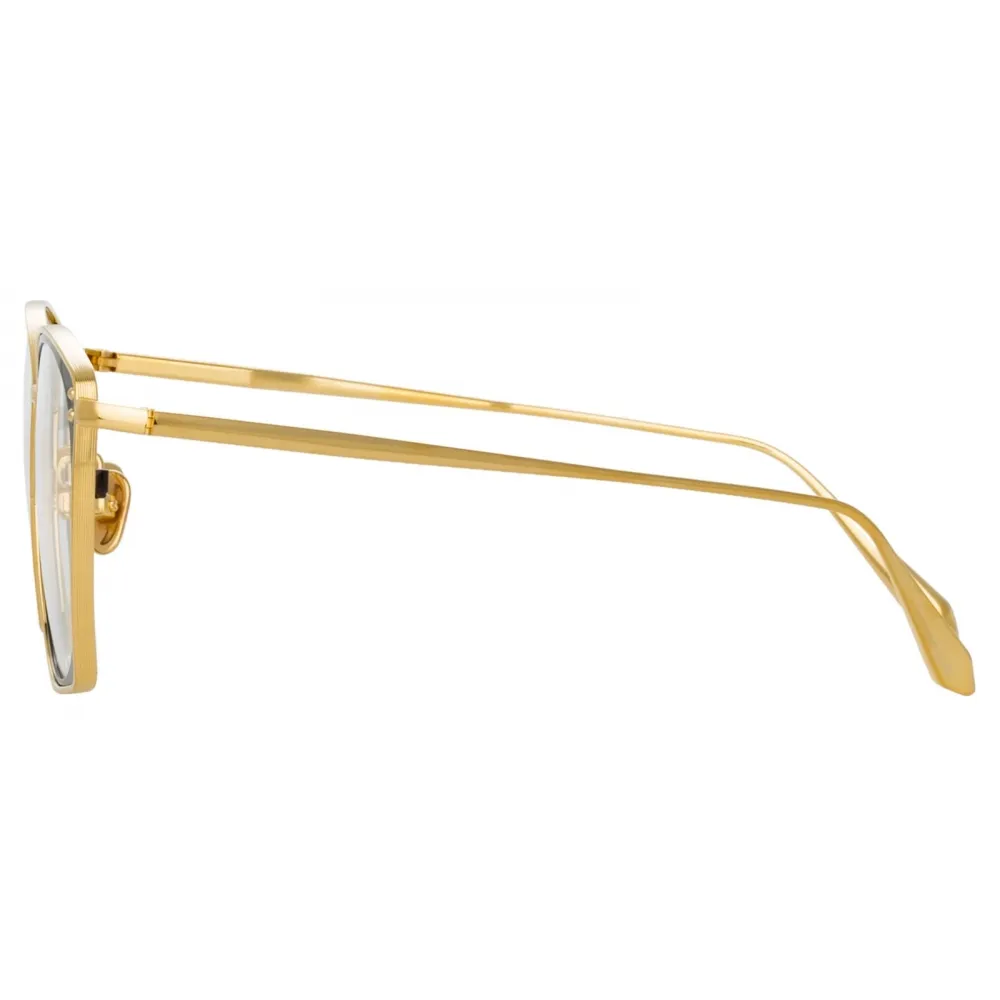 Linda Farrow - Occhiali da Vista Milo Square in Oro Giallo - LFL1338C1OPT - Linda Farrow Eyewear