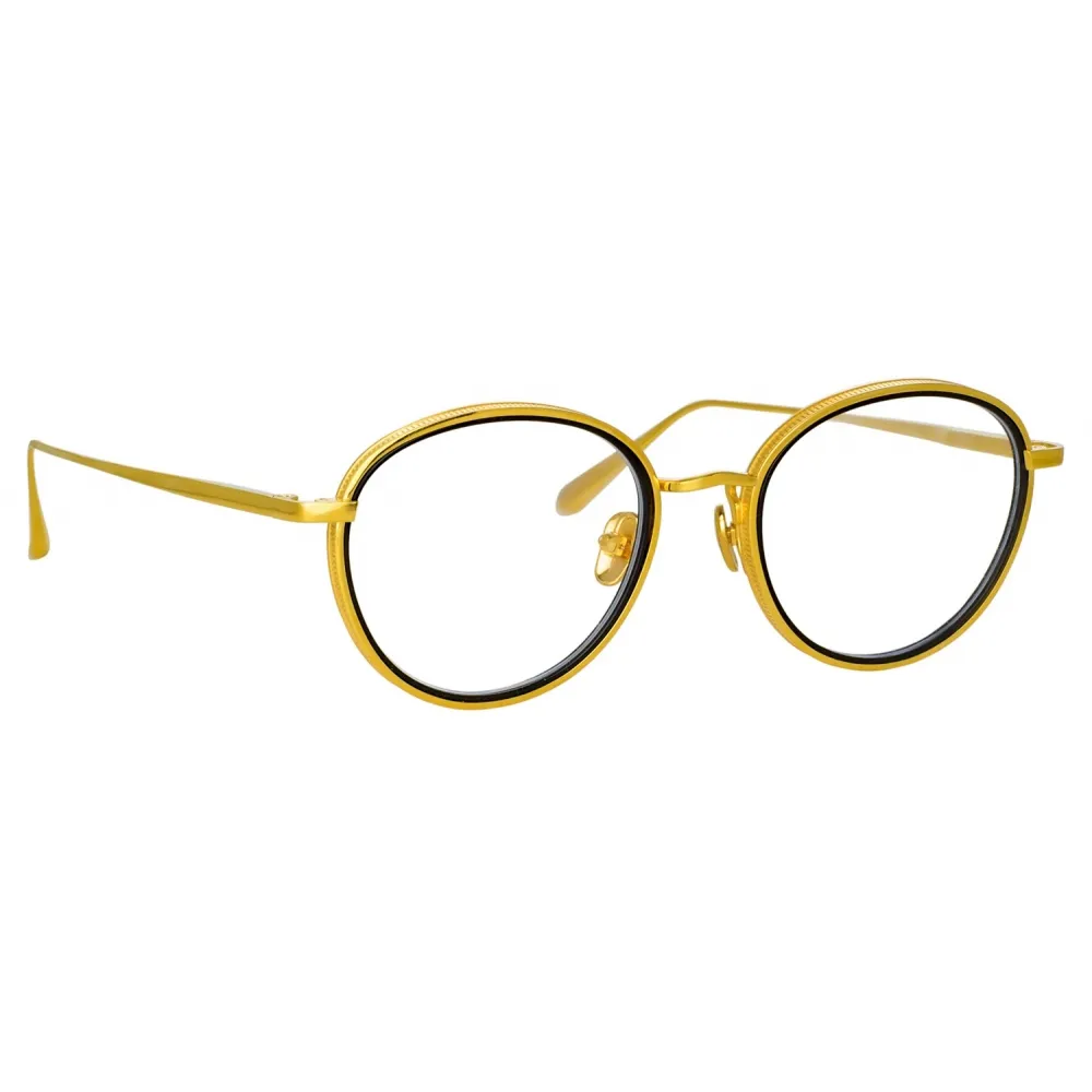 Linda Farrow - Occhiali da Vista Moss Ovale in Oro Giallo - LFL1227C1OPT - Linda Farrow Eyewear