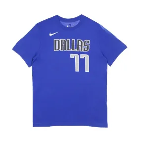 Maglietta Uomo Nba Tee No 77 Luka Doncic Dalmav Game Royal