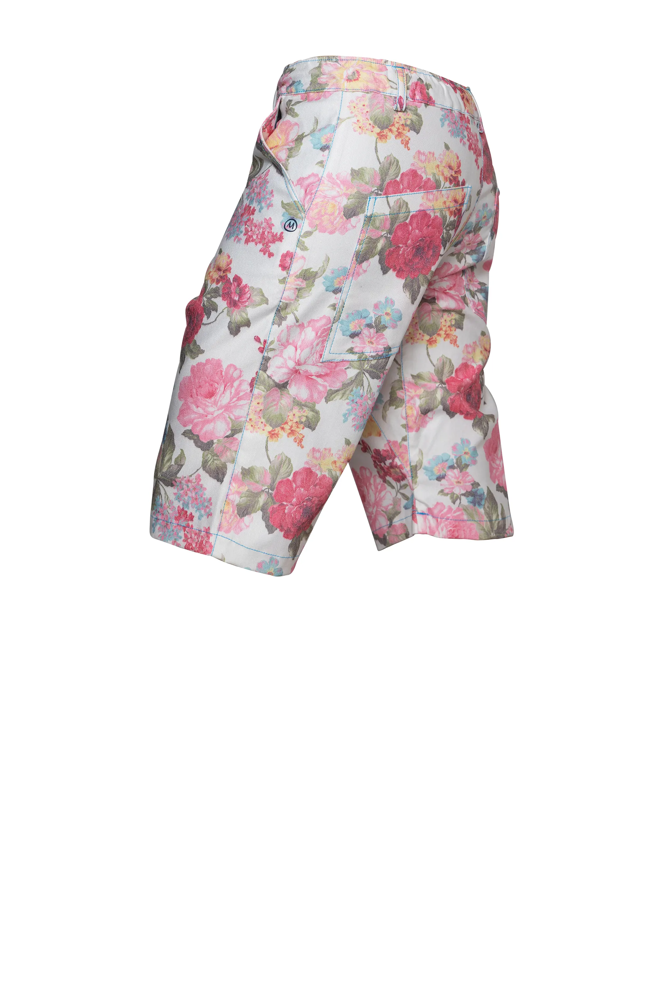 --Men’s floral shorts ALO-