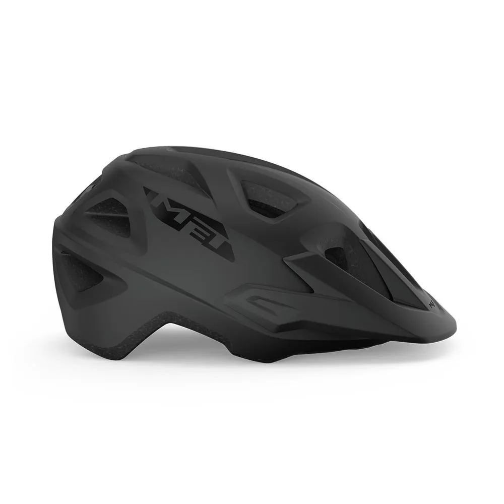 Met Casco Mtb Echo Nero Opaco Uomo