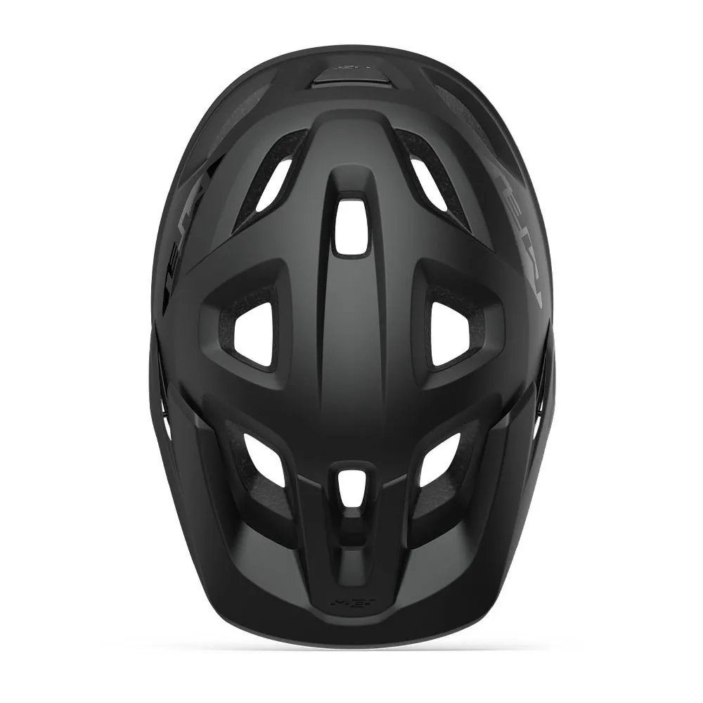 Met Casco Mtb Echo Nero Opaco Uomo